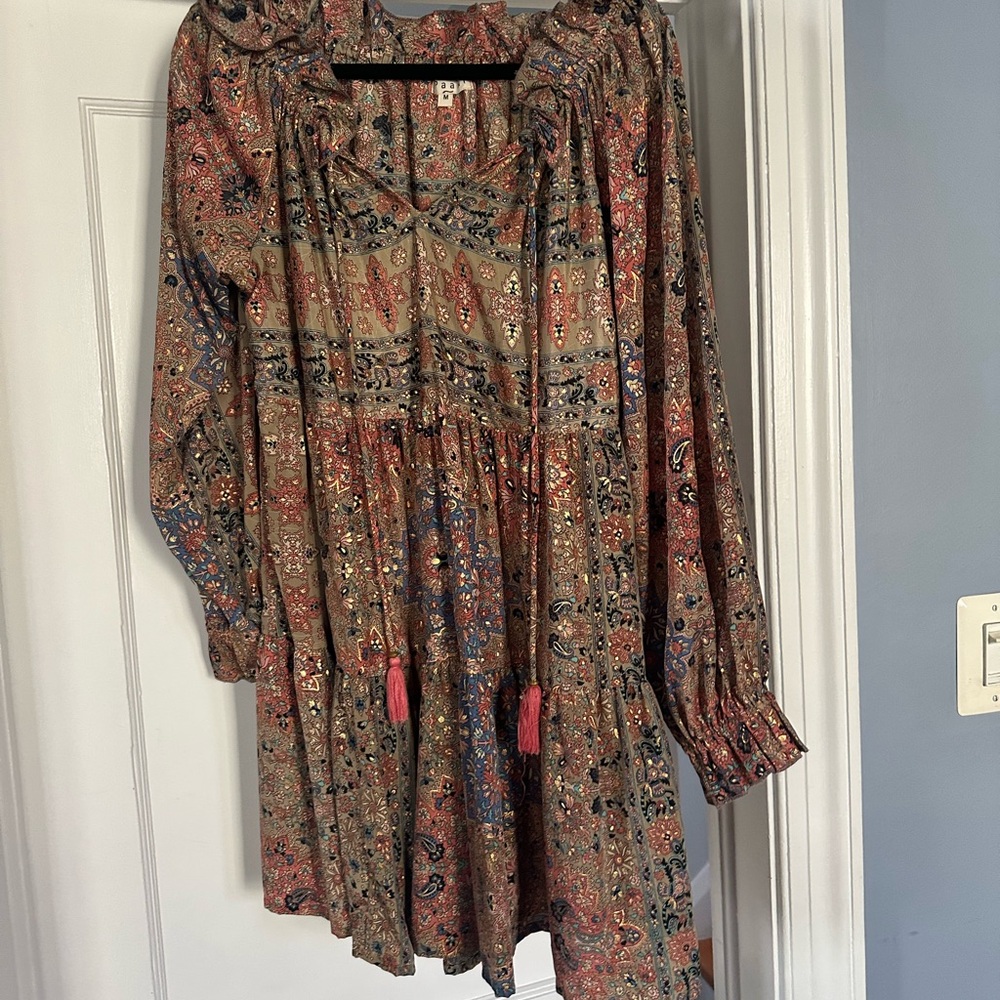Floral Bohemian Long Sleeve Dress